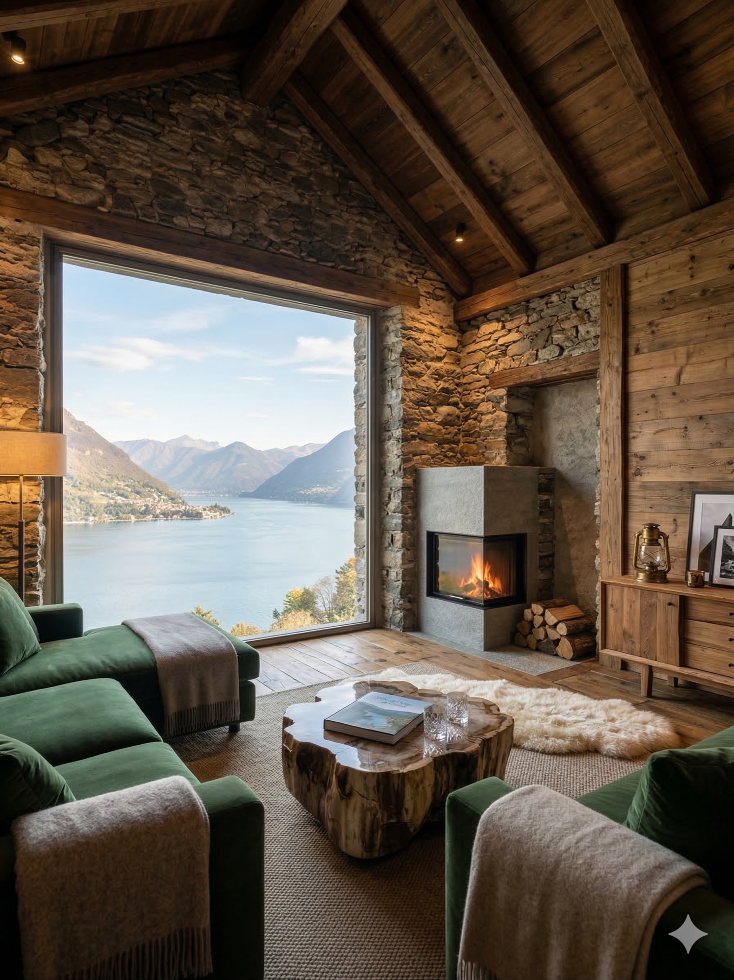 Interno di una SlowSuite ristrutturata